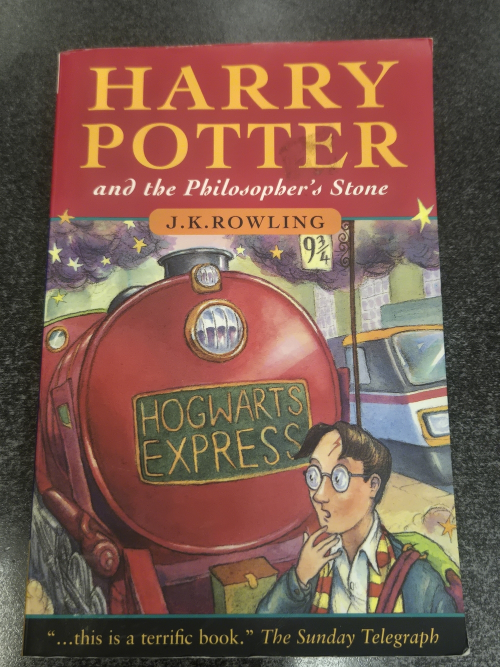 Harry Potter and the Philosopher's Stone — Red Hogwarts Express Cover